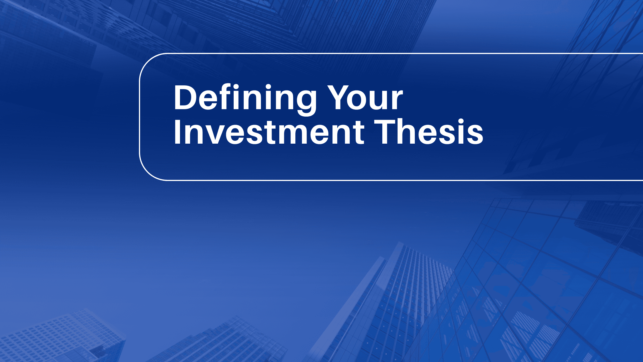 Why Most Investors Waste Time on the Wrong Opportunities