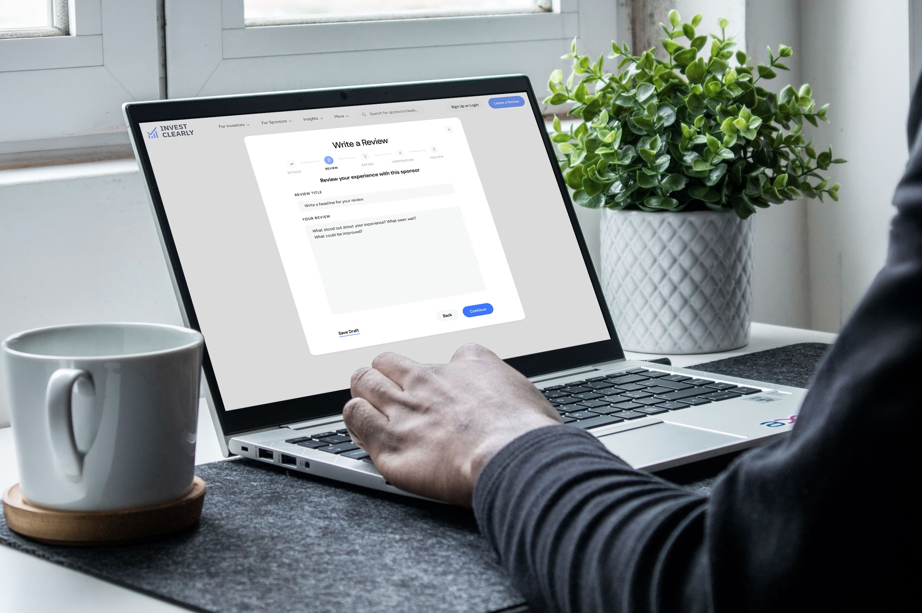 Writing a review on Invest Clearly